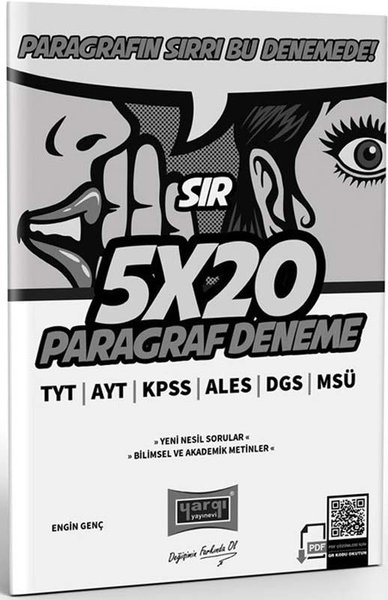 TYT AYT KPSS ALES DGS MSÜ Sır 5x20 Paragraf Deneme