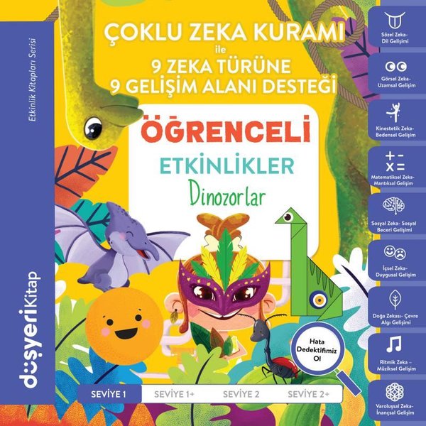 Dinozorlar - Çoklu Zeka Kuramı Öğrenceli Etkinlikler