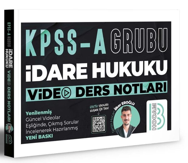 KPSS A Grubu İdare Hukuku Video Ders Notları