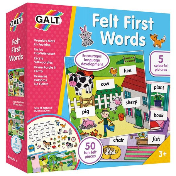 Galt Felt First Words Eşleştirme Seti