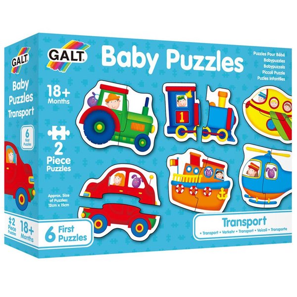 Galt Baby Puzzles Transport Parçalı Bebek Yapbozu