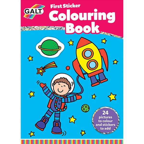 Galt First Sticker Colouring Book Etlinlik Seti