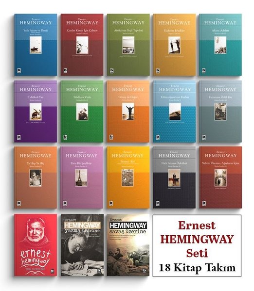 Ernest Hemingway Seti - 16 Kitap Takım