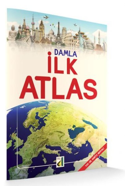 Damla İlk Atlas Yaz - Sil Harita Hediyeli