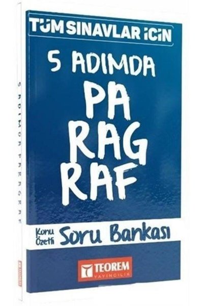 Tüm Sınavlar için 5 Adımda Paragraf Soru Bankası