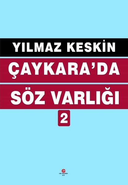 Çaykara'da Söz Varlığı - 2