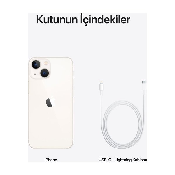 iPhone 13 mini 128GB Krem Cep Telefonu MLK13TU/A | D&R