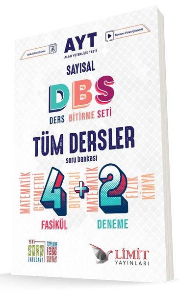 2022 AYT Sayısal Ders Bitirme Seti Tüm Dersler Soru Bankası