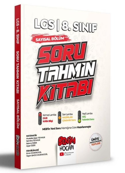 2022 LGS Sayısal Bölüm Konu Özetli Soru Tahmin Kitabı