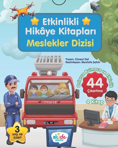 Etkinlikli Hikaye Kitapları Seti - Meslekler Dizisi - 4 Kitap Takım