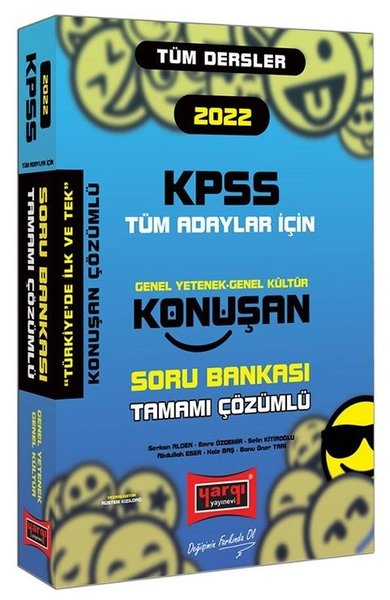 2022 KPSS Genel Yetenek Genel Kültür Tüm Dersler Tamamı Çözümlü Konuşan Soru Bankası