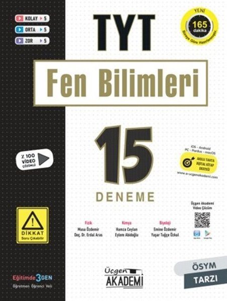 TYT Fen Bilimleri 15'li Deneme