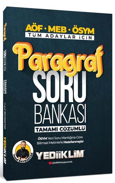 2022 AÖF MEB ÖSYM Tüm Adaylar İçin Paragraf Tamamı Çözümlü Soru Bankası