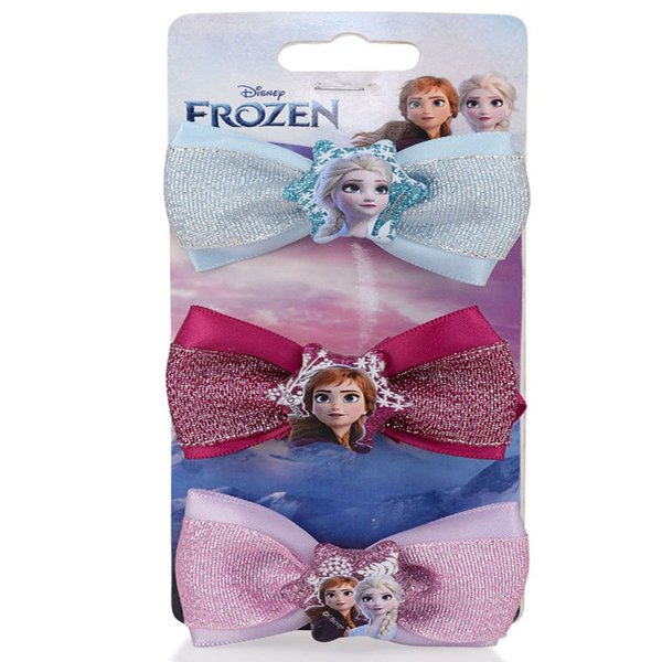 Frozen Klipsli Kelebek Toka 3lü Paket Fileli Ice