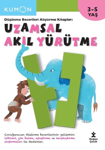 Kumon - Uzamsal Akıl Yürütme - Düşünme Becerileri Alıştırma Kitabı