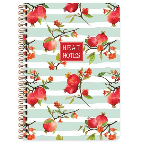 Keskin Color 100 Yaprak Kareli Defter Neat Notes Fruit Garden - Garden