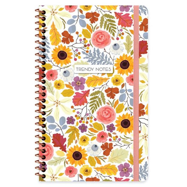 Keskin Color  80 Yaprak Çizgili Defter Trendy Notes Spring Time - Lily