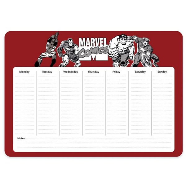 Marvel 17 x 24 Haftalık Planlayıcı