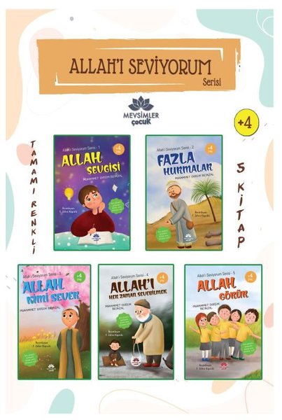 Allah'ı Seviyorum Serisi Seti - 5 Kitap Takım