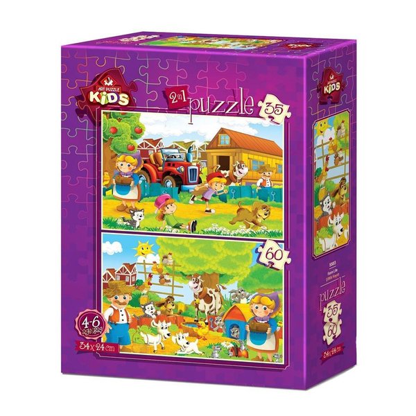 Art Çocuk Puzzle Çiftlik Hayatı 35 + 60 Parça 5583