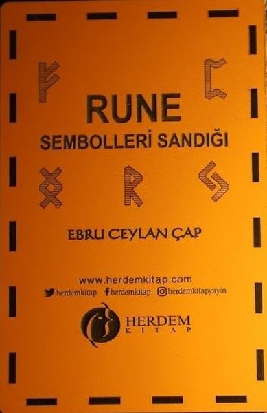 Rune Sembolleri Sandığı - Ahşap Kutulu