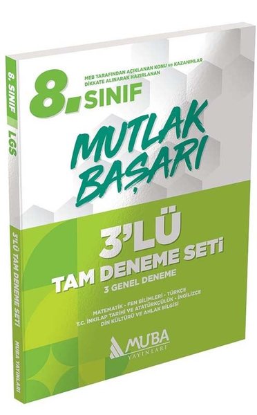 8.Sınıf LGS Mutlak Başarı 3'lü Deneme