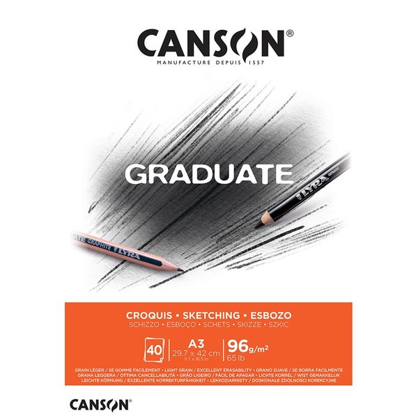 Canson Graduate A3 Çok Amaçlı Blok Sketch - 400110363