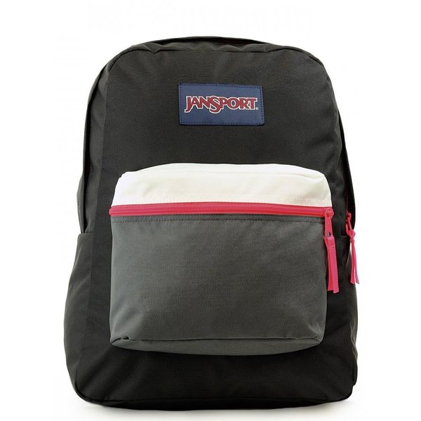 Jansport Exposed Black/Fluorescent Red Sırt Çantası A3C4X4B7