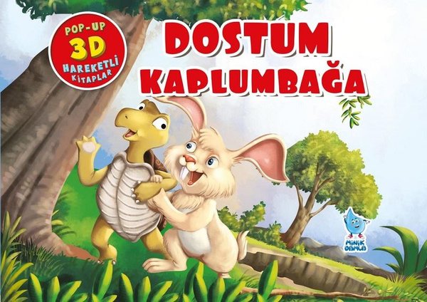 Dostum Kaplumbağa - Pop-Up 3D Hareketli Kitap