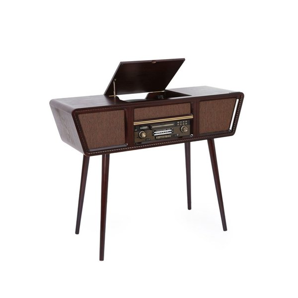Crown Well Dekoratif Ayaklı Gramofon Kahverengi Pikap C0999 | D&R