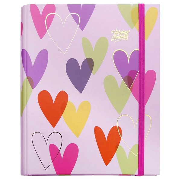 Victoria's Journals Gizli Spiralli Heart Sprinkles Defter