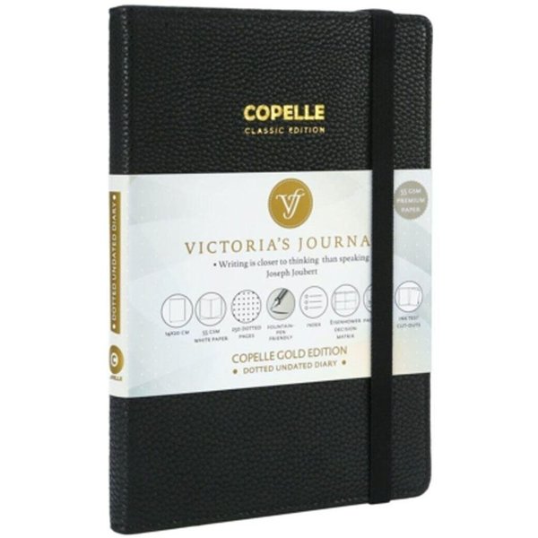 Victoria's Journals Copelle Gold Bujo Defter Siyah