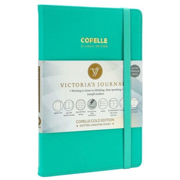 Victoria's Journals Copelle Gold Bujo Defter Yeşil