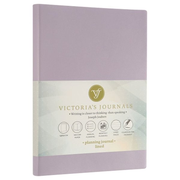 Victoria's Journals Smyth Esnek Kapak Planlayıcı Defter Lila