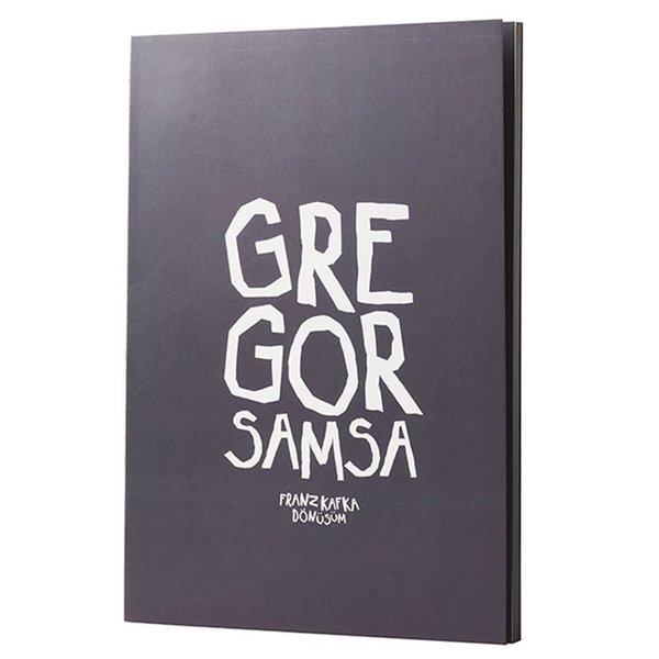 Kafka Dönüşüm Karton Kapak Defter Gri