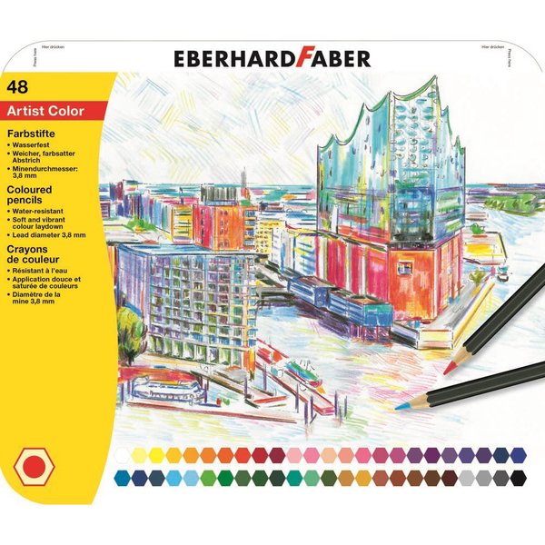 Eberhard Faber Artist Color 48 Renk Kuru Boya Kalemi