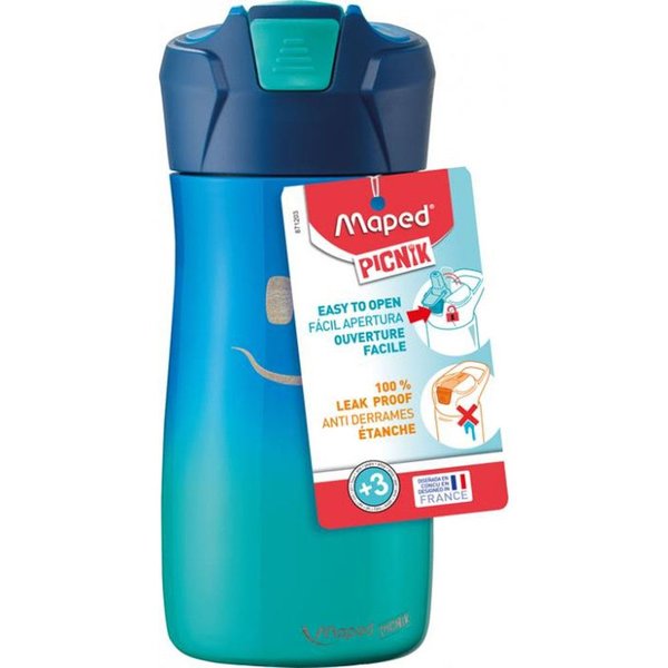 Maped 430 ml Çelik Matara Gülen Mavi