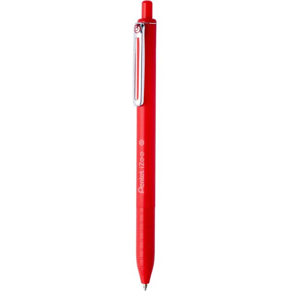 Pentel 0.7 mm Yağ Bazlı Mekanizmalı Roller Kalem Kırmızı