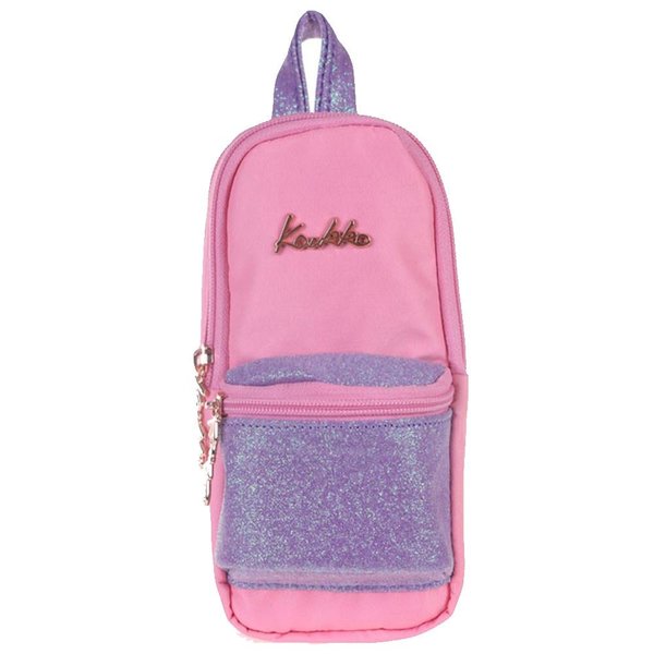 Kaukko Magical Junior Bag Simli Roze Kalem Çantası K2285