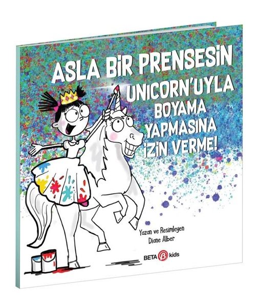 Asla Bir Prensesin Unicorn'uyla Boyama Yapmasın...