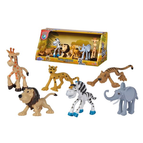 Simba Funny Animals Safari Mutlu Hayvan Seti 104322457