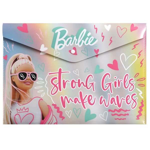 Frocx Barbie Strong Girlotto Çıtçıt Dosya 43571
