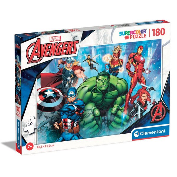 Clementoni 180 Parça Marvel Avengers Supercolor Puzzle 29778