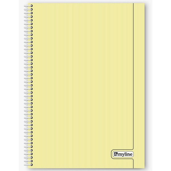 Myline Nova A4 Plastik Kapak 60 Yaprak Çizgili Defter