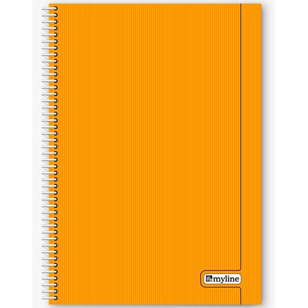 Myline Nova A4 Plastik Kapak 72 Yaprak Çizgili Defter