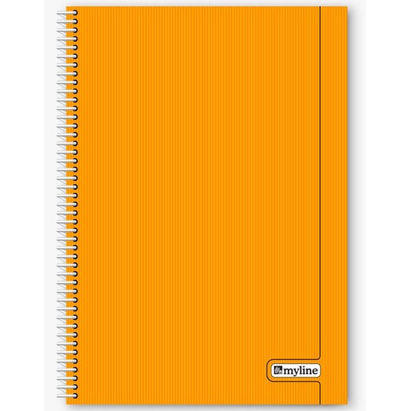 Myline Nova A4 Plastik Kapak 120 Yaprak Çizgili Defter