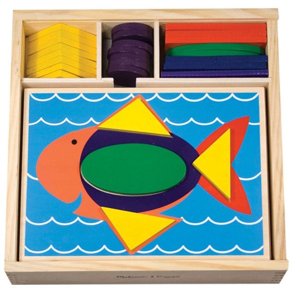 Melissa&Doug Ahşap Şekil Bulmaca