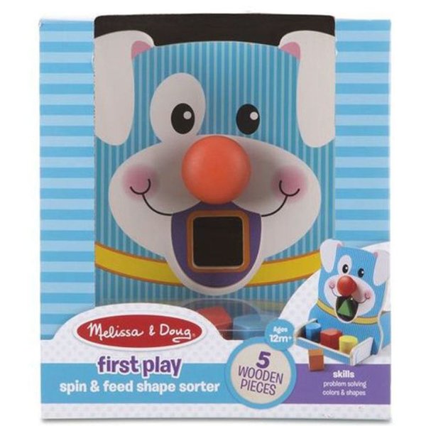 Melissa&Doug Ahşap Döndür Ve Besle - Şekiller