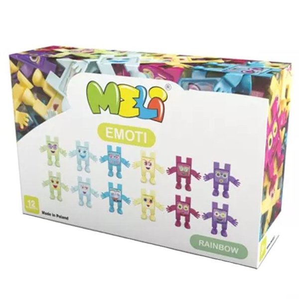 Meli Toys Blok Oyuncak Emoti Rainbow