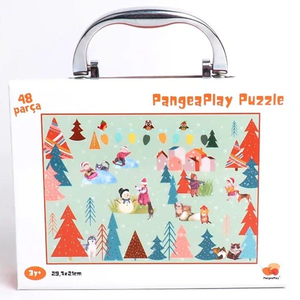 PangeaPlay Mutlu Kış Masalı 48 Parça Puzzle